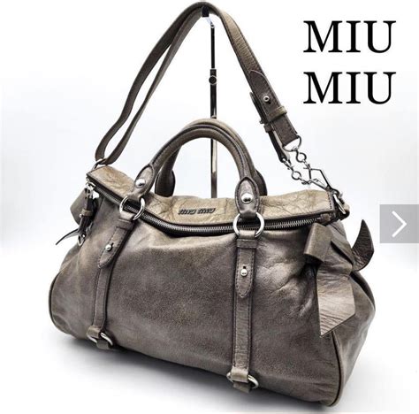 real real miu bow bag